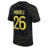Fotbalové dres Paris Saint-Germain MUKIELE 26 Jordan Čtvrtý 2022-23 Krátký Rukáv